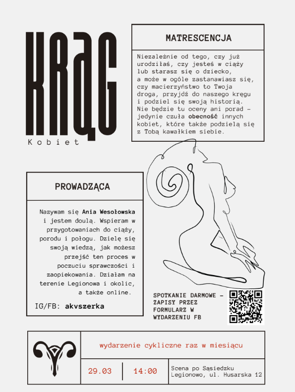 Matrescencja- Krąg Kobiet w Legionowie